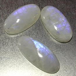 Cabochon Mondsteine aus Sri lanka Edelstein Mondstein oval im Cabochonschliff